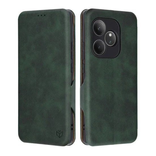 Калъф за Realme GT 6 / GT 6T - Safe Wallet Plus - Зелен