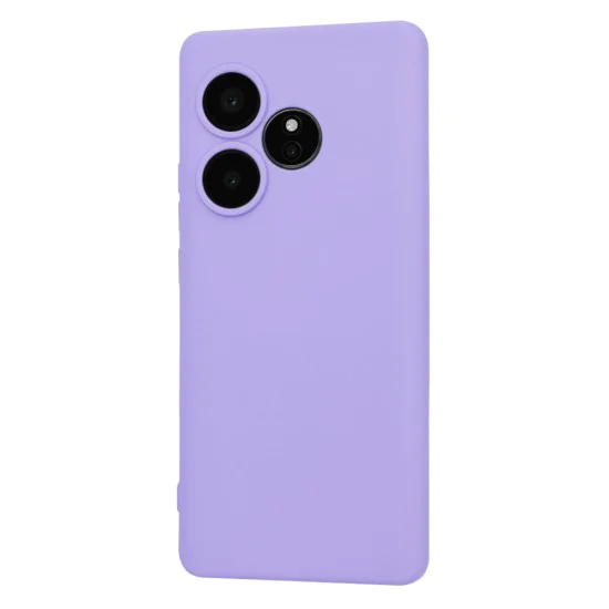 Калъф за Realme GT 6 / GT 6T - SoftFlex - Светло лилав