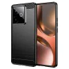 Калъф за Realme GT 7 - Techsuit - Carbon Silicone - Черен