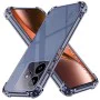 Калъф за Realme GT 7 - Techsuit - Удароустойчив Clear Silicone - Опушено Черен