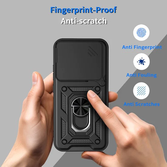Калъф за Realme GT 8 Pro - CamShield Series - Techsuit - Черен