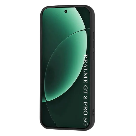 Калъф за Realme GT 8 Pro - SoftFlex - Techsuit - Черен