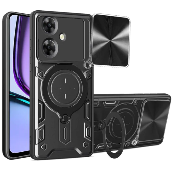 Калъф за Realme Note 60 - CamGuard Pro - черен