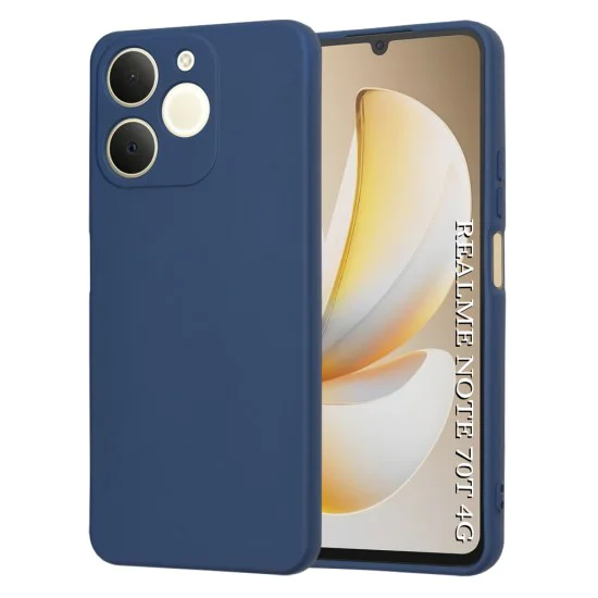 Калъф за Realme Note 70T - Techsuit SoftFlex - Тъмносин