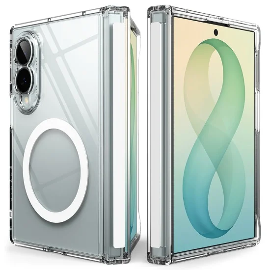 Калъф Ringke Fusion Flap Magnetic - Samsung Galaxy Z Fold8 - Прозрачен