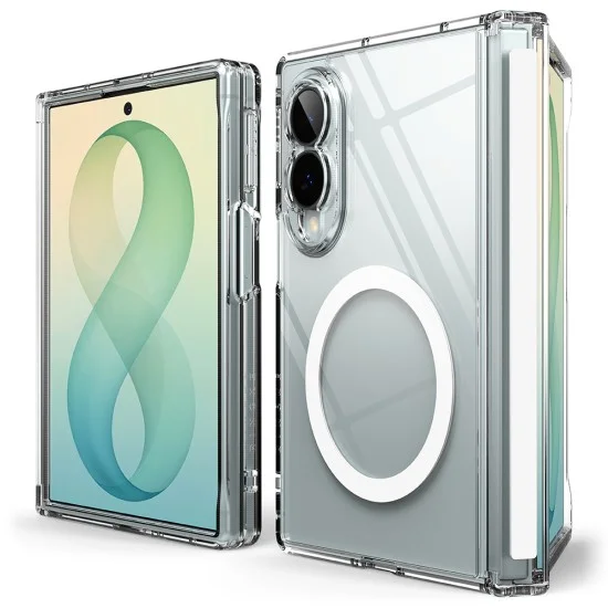 Калъф Ringke Fusion Flap Magnetic - Samsung Galaxy Z Fold8 - Прозрачен