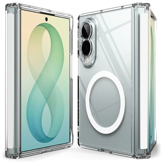 Калъф Ringke Fusion Flap Magnetic - Samsung Galaxy Z Fold8 - Прозрачен