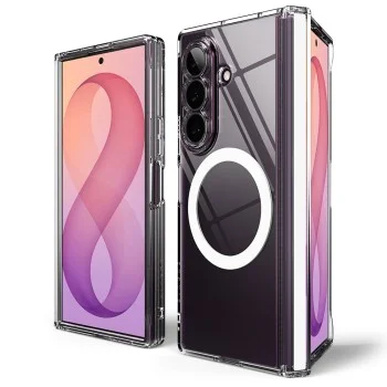 Калъф Ringke Fusion Flap Magnetic - Samsung Galaxy Z Fold8 Ultra - Прозрачен