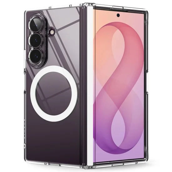 Калъф Ringke Fusion Flap Magnetic - Samsung Galaxy Z Fold8 Ultra - Прозрачен