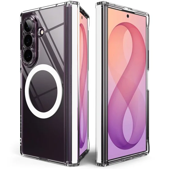 Калъф Ringke Fusion Flap Magnetic - Samsung Galaxy Z Fold8 Ultra - Прозрачен