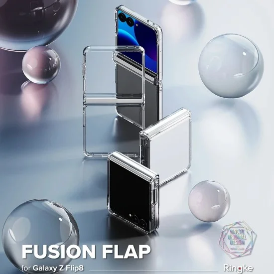Калъф Ringke Fusion Flap - Samsung Galaxy Z Flip8 - Прозрачен