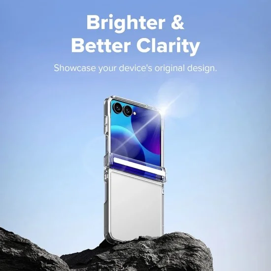 Калъф Ringke Fusion Flap - Samsung Galaxy Z Flip8 - Прозрачен