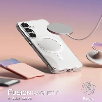 Калъф – Ringke Fusion MagSafe – Samsung Galaxy S25 FE – Прозрачен