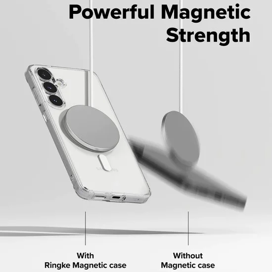 Калъф – Ringke Fusion MagSafe – Samsung Galaxy S25 FE – Прозрачен