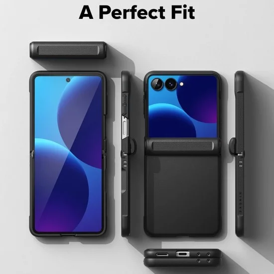 Калъф Ringke Onyx Flap Magnetic - Samsung Galaxy Z Flip8 - Черен