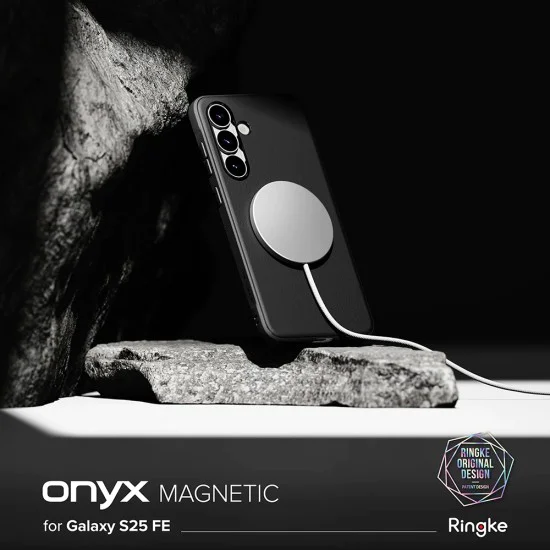 Калъф – Ringke Onyx MagSafe – Samsung Galaxy S25 FE – Черен