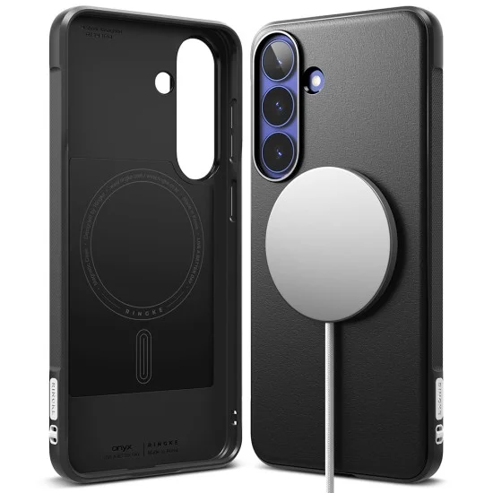 Калъф Ringke - Onyx MagSafe - Samsung Galaxy S26 FE - Черен
