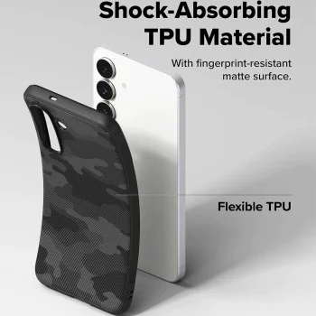 Калъф – Ringke Onyx – Samsung Galaxy S25 FE – Camo Black