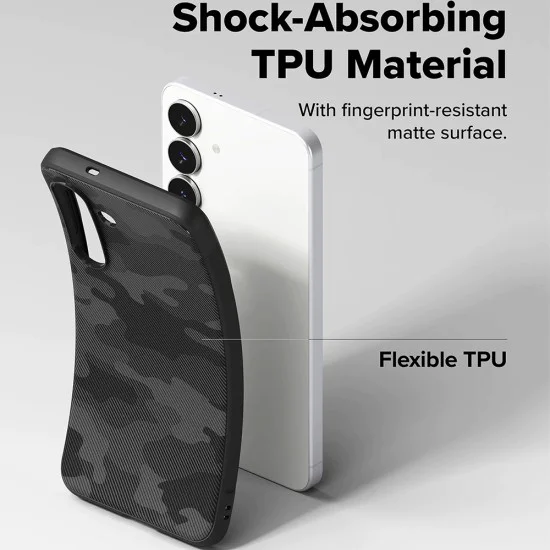 Калъф – Ringke Onyx – Samsung Galaxy S25 FE – Camo Black