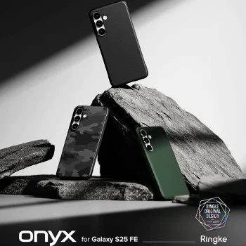 Калъф – Ringke Onyx – Samsung Galaxy S25 FE – Черен