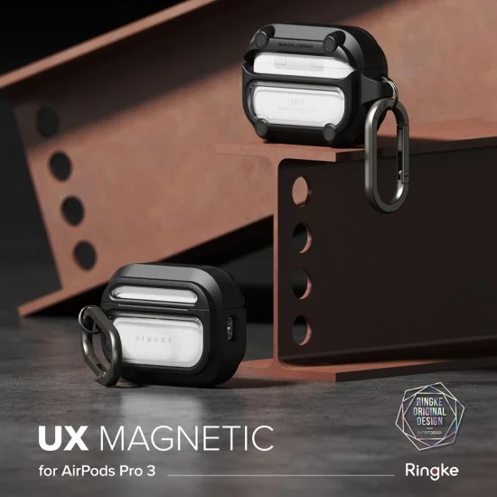 Калъф Ringke UX Magnetic - AirPods Pro 3 - Прозрачен