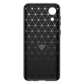 Калъф за Samsung Galaxy A03 Core - Carbon Silicone - Черен