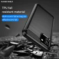 Калъф за Samsung Galaxy A04e / M04 - Carbon Silicone - Черен