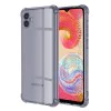 Калъф за Samsung Galaxy A04e / M04 - Techsuit - Удароустойчив Clear Silicone - Опушено Черен