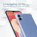 Калъф за Samsung Galaxy A04e / M04 - Удароустойчив прозрачен силикон - прозрачен