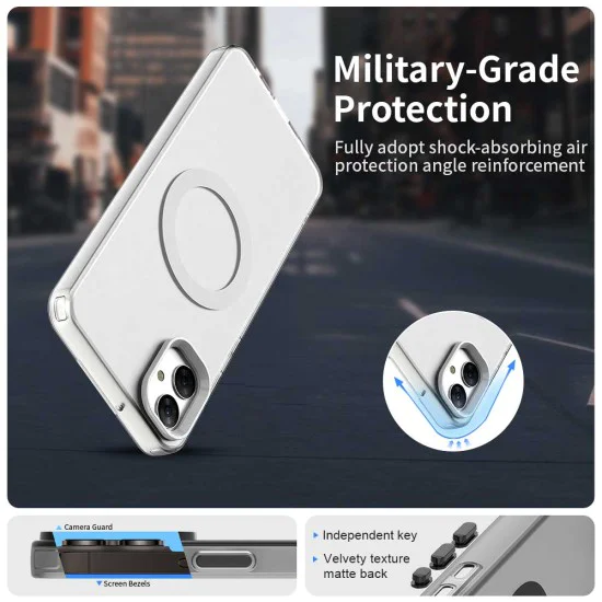 Калъф за Samsung Galaxy A05 - CandyCase MagSafe - Бял