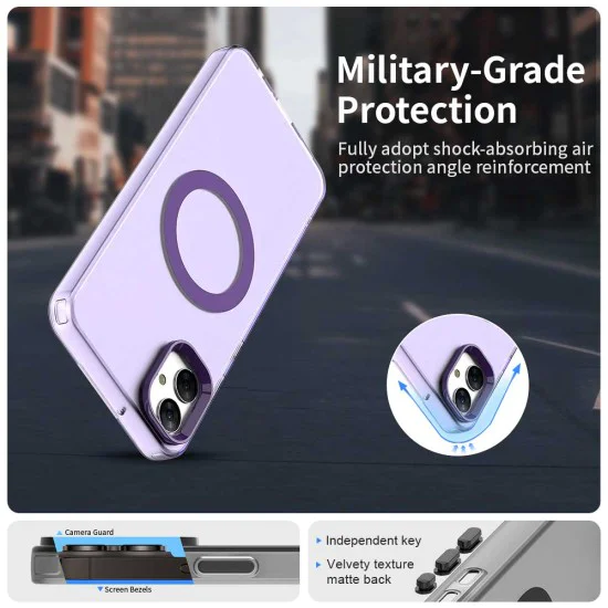 Калъф за Samsung Galaxy A05 - CandyCase MagSafe - Лилав