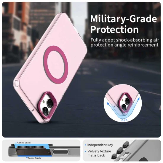 Калъф за Samsung Galaxy A05 - CandyCase MagSafe - Розов