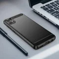 Калъф за Samsung Galaxy A05 - Carbon Silicone - Черен