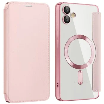 Калъф за Samsung Galaxy A05 - SmartMag Book Case - Розов