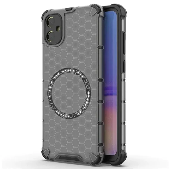 Калъф за Samsung Galaxy A05 - Techsuit - HoneyComb Shield MagSafe - Черен