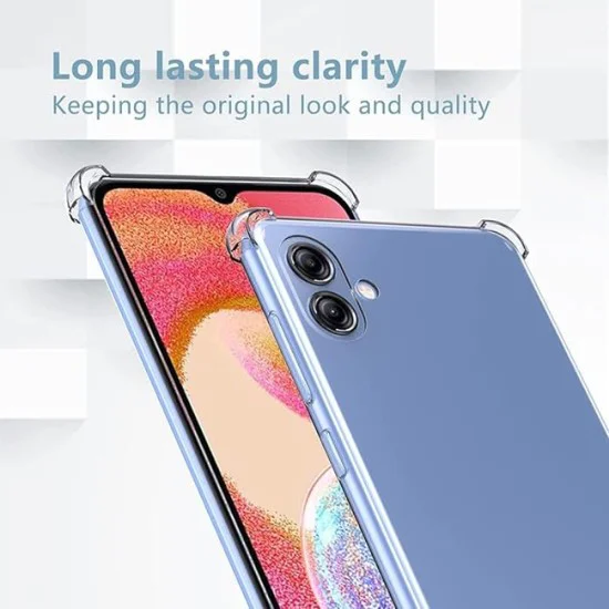 Калъф за Samsung Galaxy A05 - Удароустойчив Прозрачен Силиконов - Прозрачен