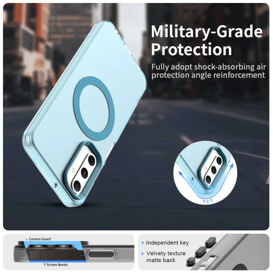Калъф за Samsung Galaxy A05s - CandyCase MagSafe - син