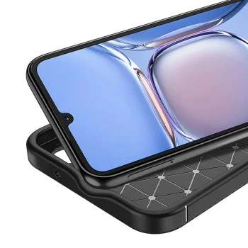 Калъф за Samsung Galaxy A05s - CarbonFiber - Черен