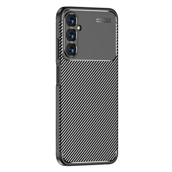 Калъф за Samsung Galaxy A05s - CarbonFiber - Черен