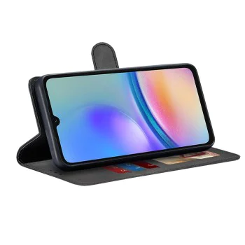 Калъф за Samsung Galaxy A05s - Дневник - Черен