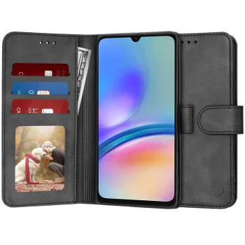Калъф за Samsung Galaxy A05s - Дневник - Черен