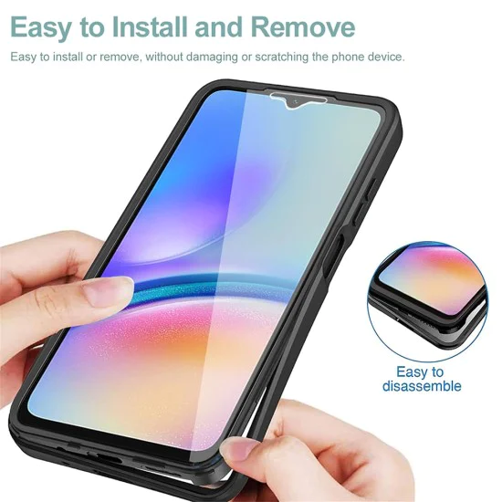 Калъф за Samsung Galaxy A05s + Протектор - ColorVerse 360 ​​Series - Лилав