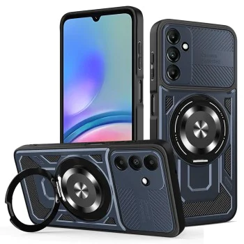 Калъф за Samsung Galaxy A05s - RuggedCam - син