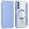 Калъф за Samsung Galaxy A05s - SmartMag Book Case - Светло син