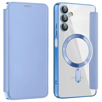 Калъф за Samsung Galaxy A05s - SmartMag Book Case - Светло син