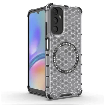 Калъф за Samsung Galaxy A05s - Techsuit - HoneyComb Shield MagSafe - Бял