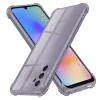 Калъф за Samsung Galaxy A05s - Techsuit - Удароустойчив Clear Silicone - Опушено Черен