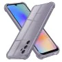 Калъф за Samsung Galaxy A05s - Techsuit - Удароустойчив Clear Silicone - Опушено Черен