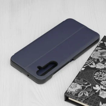 Калъф за Samsung Galaxy A05s - eFold Series - Тъмно син