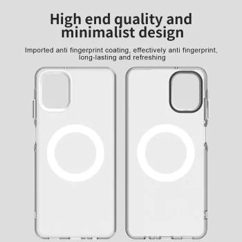 Калъф за Samsung Galaxy A06 - CandyCase MagSafe - Бял